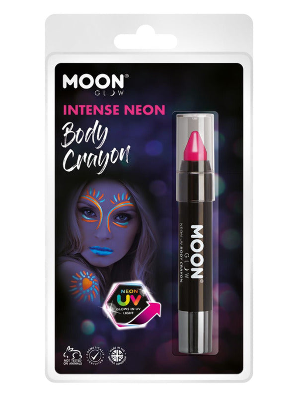 Moon Glow Intense Neon UV Body Crayons, Intense Pi Dress Loud