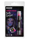 Moon Glow Intense Neon UV Body Crayons, Intense Pi