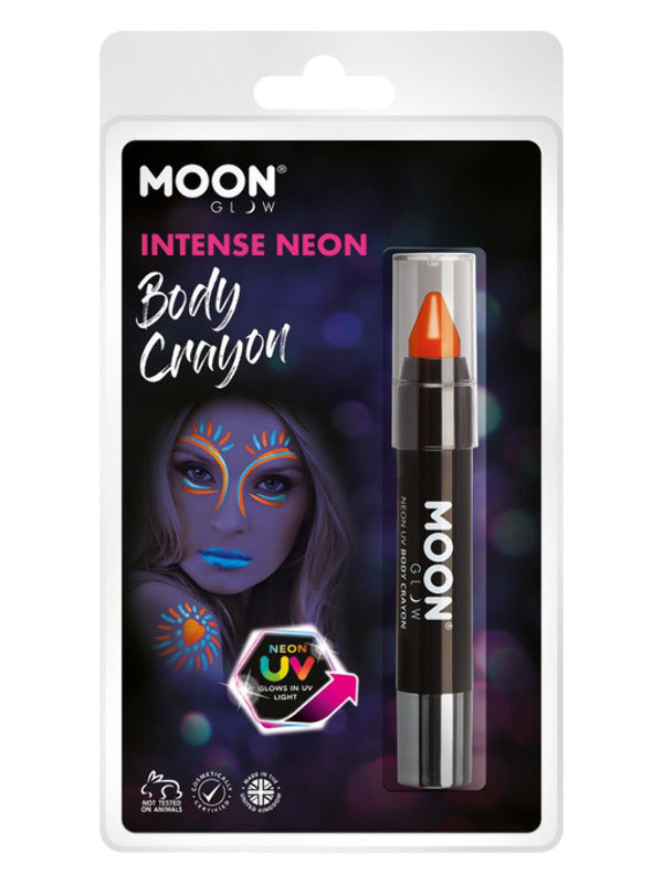 Moon Glow Intense Neon UV Body Crayons, Intense Or Dress Loud