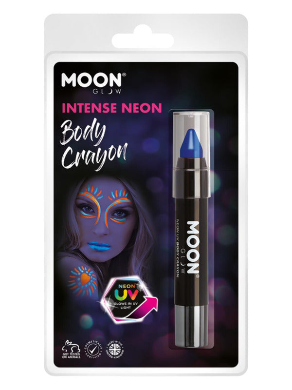Moon Glow Intense Neon UV Body Crayons, Intense Bl Dress Loud