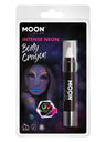 Moon Glow Intense Neon UV Body Crayons, White