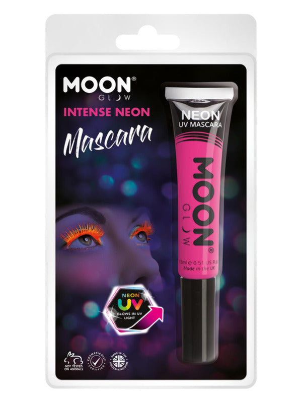 Moon Glow Intense Neon UV Mascara, Intense Pink Dress Loud