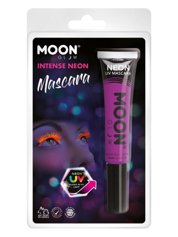 Moon Glow Intense Neon UV Mascara, Intense Purple Dress Loud