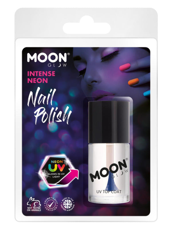 Moon Glow UV Reactive Top Coat, Clear Dress Loud