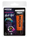 Moon Glow Intense Neon UV Hair Gel, Intense Orange