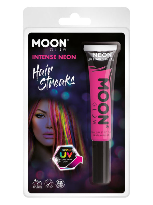 Moon Glow Intense Neon UV Hair Streaks, Intense Pi Dress Loud