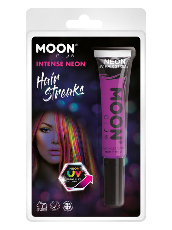 Moon Glow Intense Neon UV Hair Streaks, Intense Pu Dress Loud
