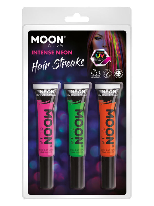 Moon Glow Intense Neon UV Hair Streaks, Dress Loud