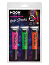 Moon Glow Intense Neon UV Hair Streaks,