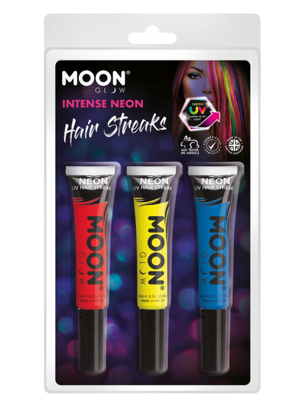 Moon Glow Intense Neon UV Hair Streaks, Dress Loud
