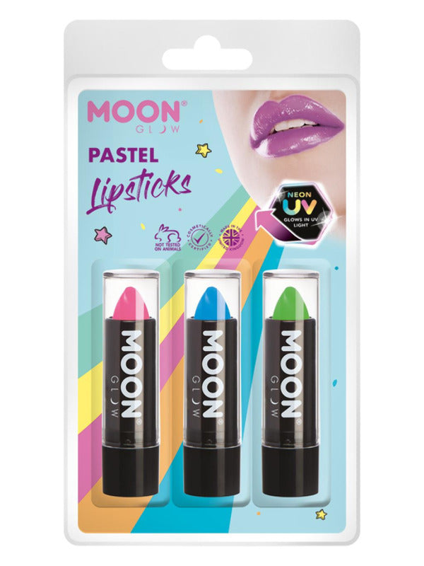 Moon Glow Pastel Neon UV Lipstick, Dress Loud