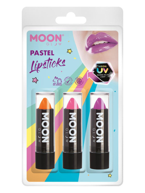 Moon Glow Pastel Neon UV Lipstick, Dress Loud