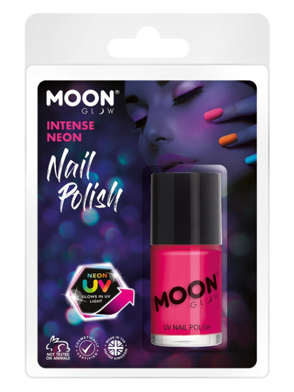 Moon Glow Intense UV Nail Polish, Intense Pink Dress Loud