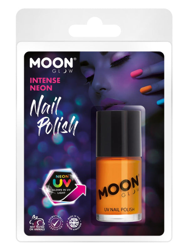 Moon Glow Intense Neon UV Nail Polish, Intense Ora Dress Loud
