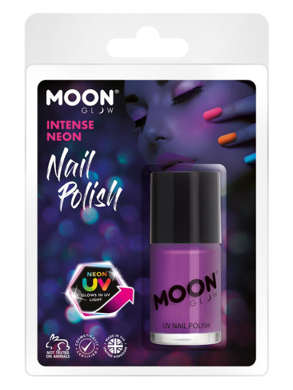 Moon Glow Intense Neon UV Nail Polish, Intense Pur Dress Loud