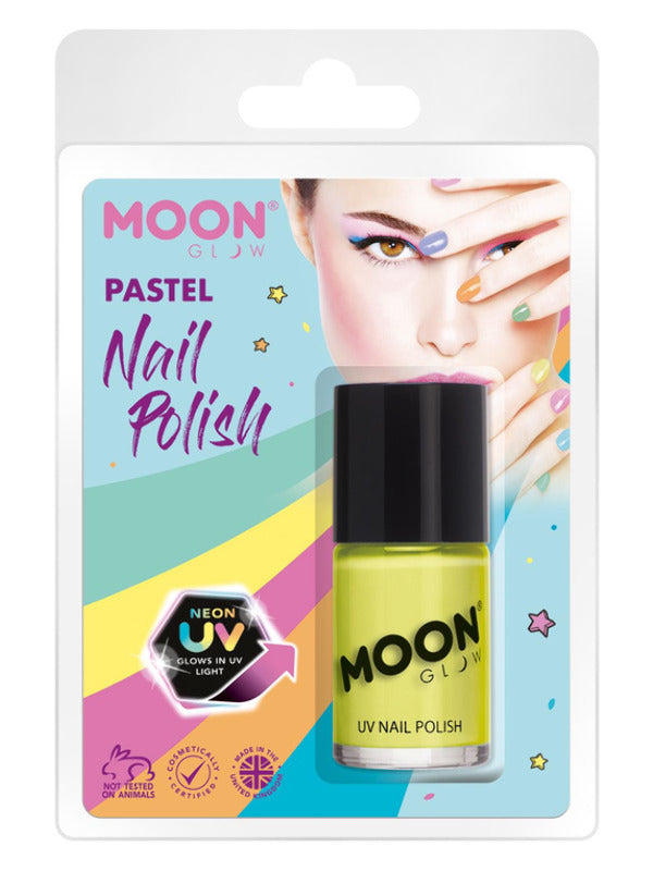 Moon Glow Pastel Neon UV Nail Polish, Pastel Yello Dress Loud