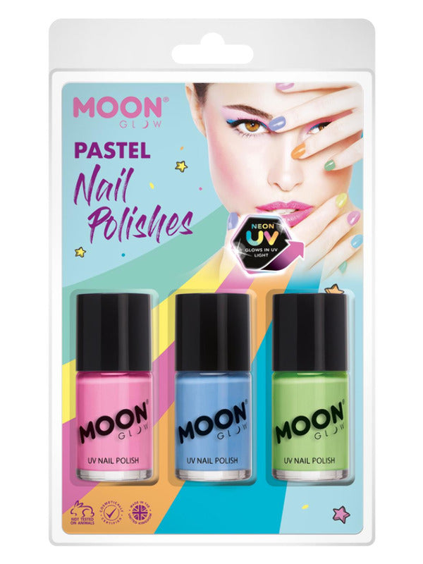 Moon Glow Pastel Neon UV Nail Polish, Dress Loud