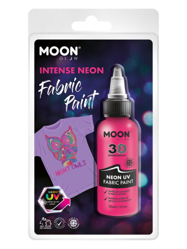 Moon Glow - Neon UV Intense Fabric Paint Dress Loud