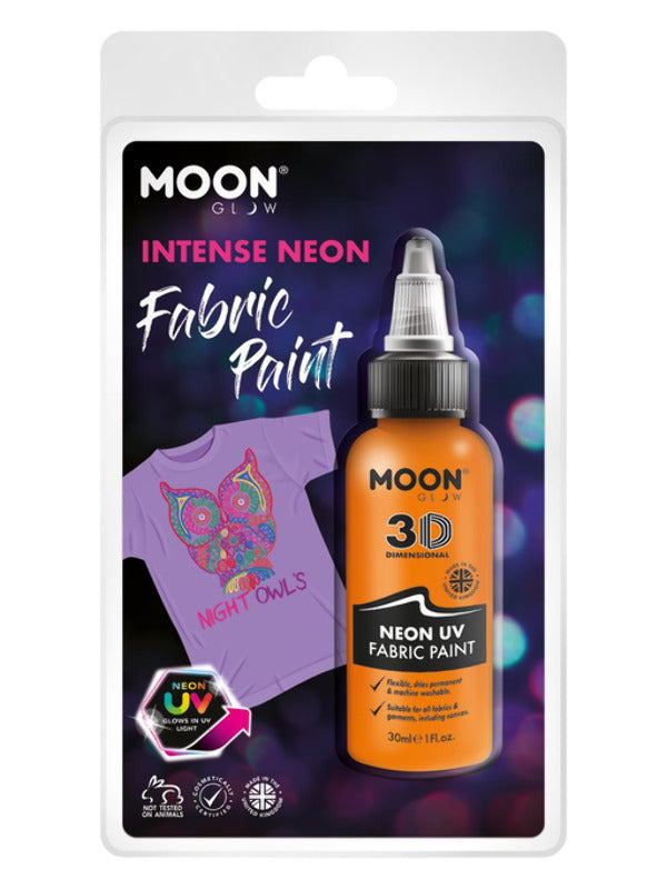 Moon Glow - Neon UV Intense Fabric Paint Dress Loud