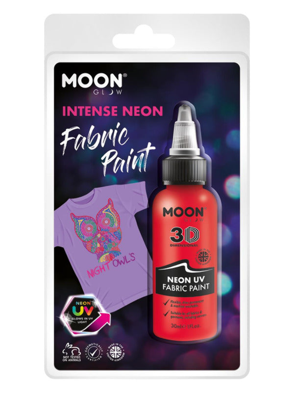 Moon Glow - Neon UV Intense Fabric Paint Dress Loud