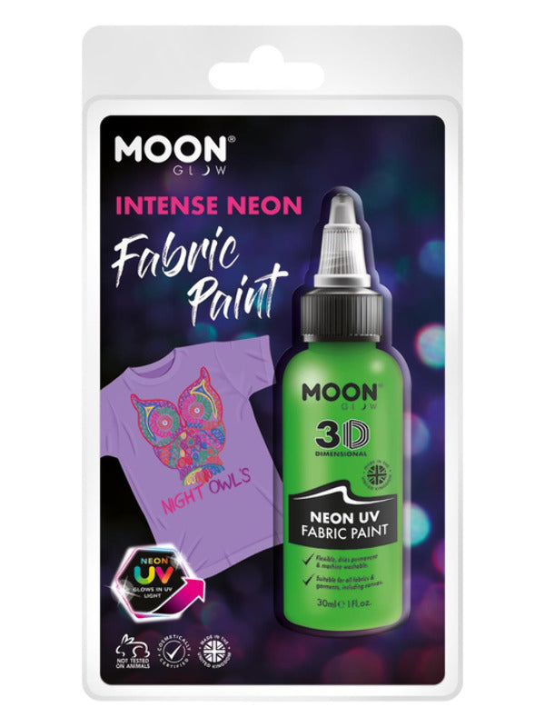 Moon Glow - Neon UV Intense Fabric Paint Dress Loud