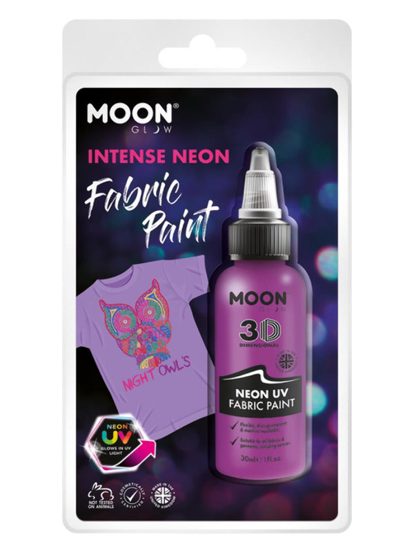 Moon Glow - Neon UV Intense Fabric Paint Dress Loud