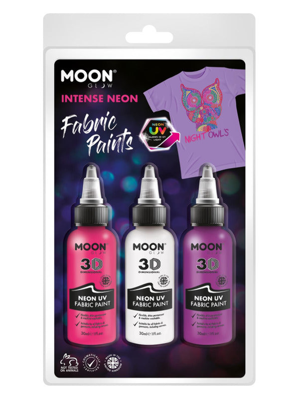 Moon Glow - Neon UV Intense Fabric Paint, Dress Loud
