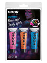 Moon Glow Neon UV Fine Glitter Gel,