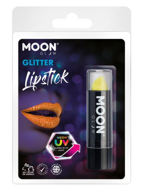 Moon Glow - Neon UV Glitter Lipstick, Yellow Dress Loud