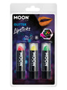 Moon Glow - Neon UV Glitter Lipstick,