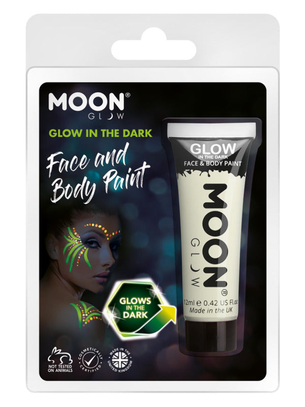 Moon Glow - Glow in the Dark Face Paint, Invisible Dress Loud