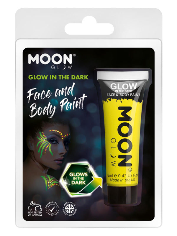 Moon Glow - Glow in the Dark Face Paint, Yellow Dress Loud