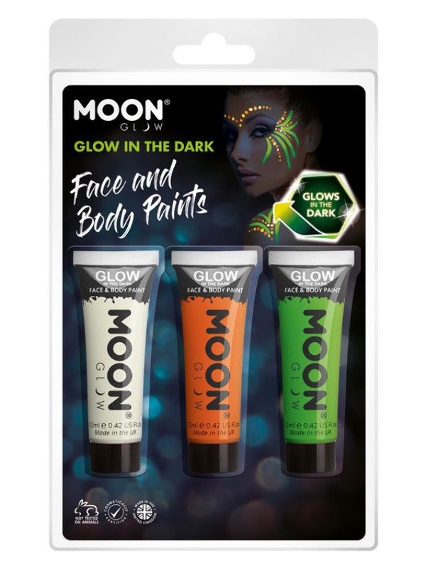 Moon Glow - Glow in the Dark Face Paint, Dress Loud