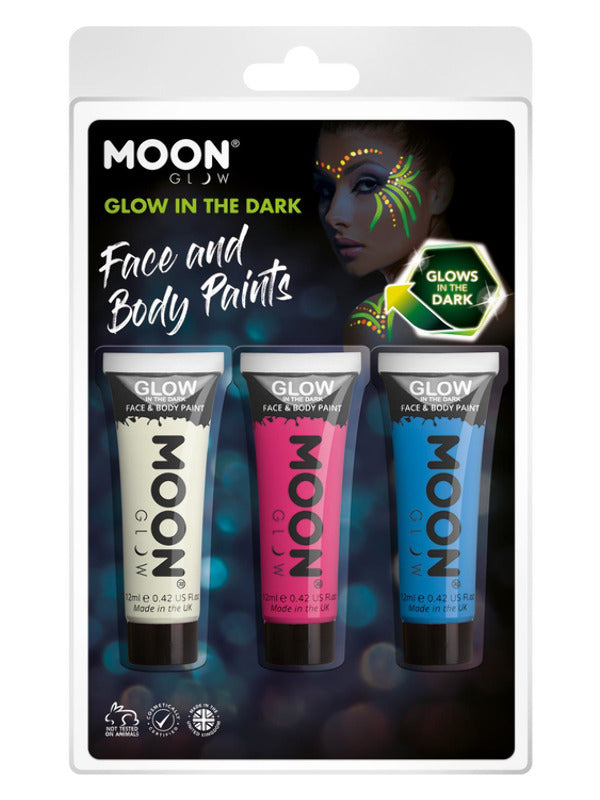 Moon Glow - Glow in the Dark Face Paint, Dress Loud