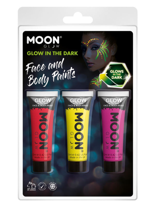 Moon Glow - Glow in the Dark Face Paint, Dress Loud