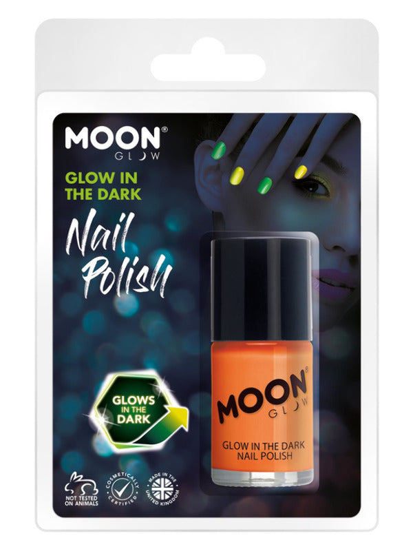 Moon Glow - Glow in the Dark Nail Polish, Orange Dress Loud