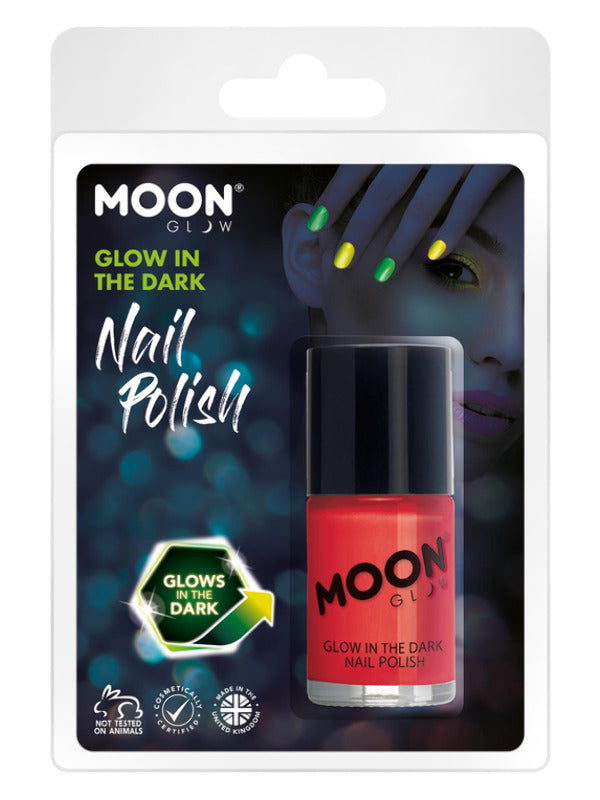 Moon Glow - Glow in the Dark Nail Polish, Red Dress Loud