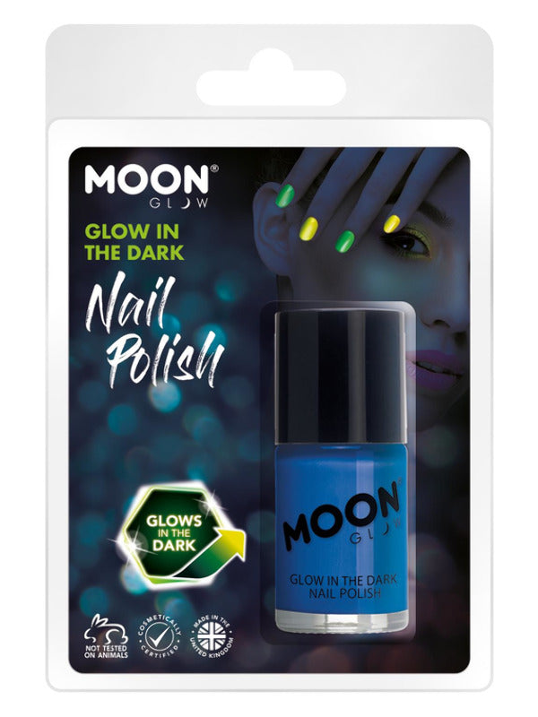 Moon Glow - Glow in the Dark Nail Polish, Blue Dress Loud