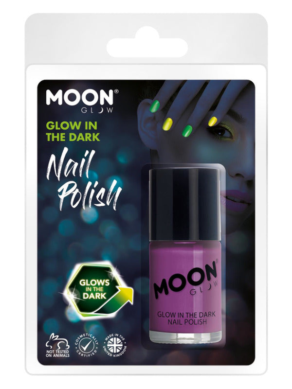 Moon Glow - Glow in the Dark Nail Polish, Purple Dress Loud