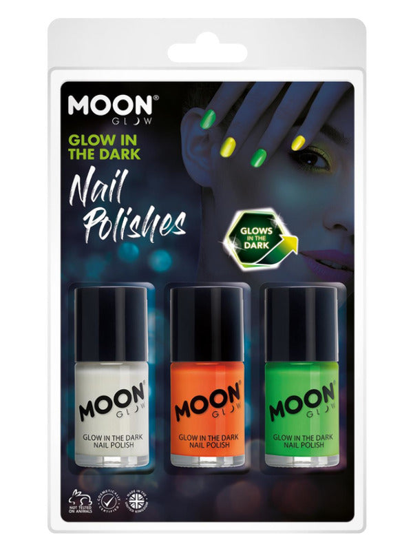 Moon Glow - Glow in the Dark Nail Polish, Dress Loud