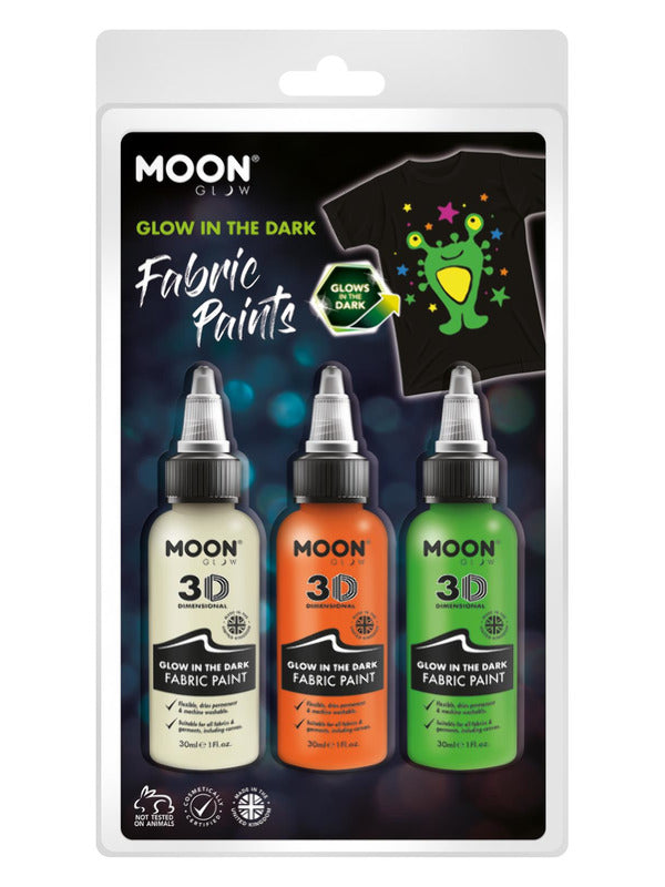 Moon Glow - Glow in the Dark Fabric Paint, Dress Loud