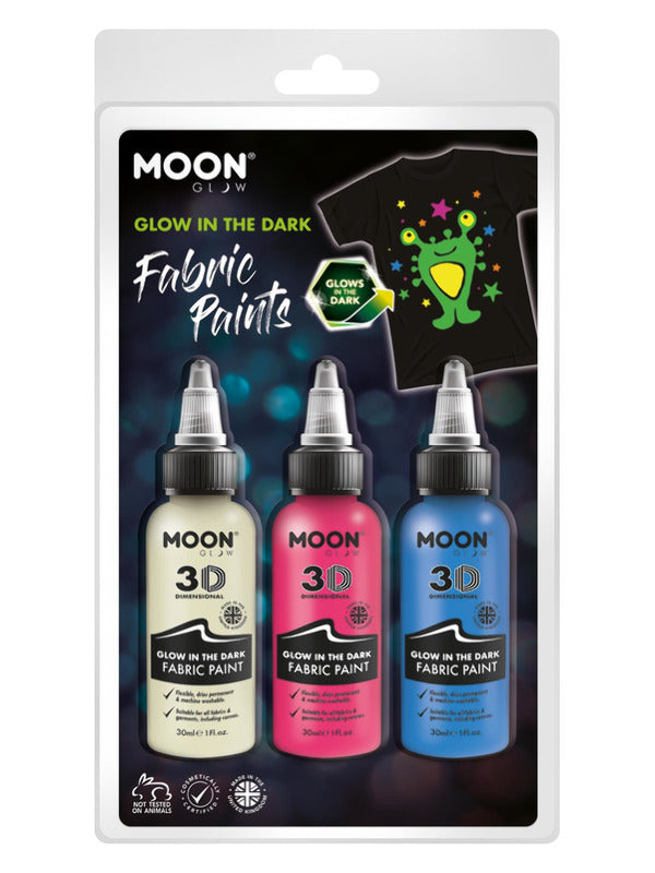 Moon Glow - Glow in the Dark Fabric Paint, Dress Loud