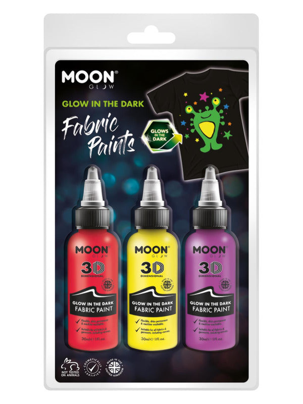 Moon Glow - Glow in the Dark Fabric Paint, Dress Loud