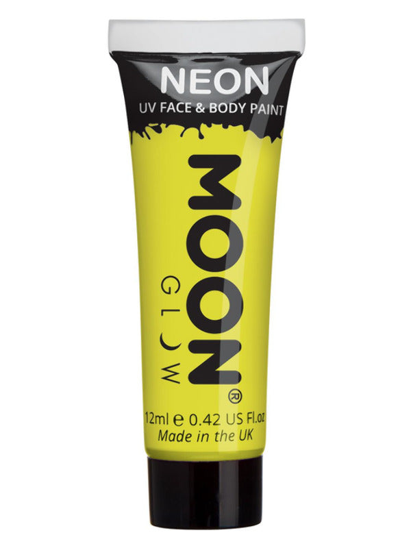 Moon Glow Intense Neon UV Face Paint, Intense Yell Dress Loud