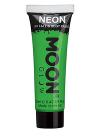 Moon Glow Intense Neon UV Face Paint, Intense Gree Dress Loud