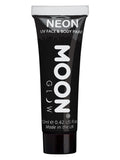 Moon Glow Pastel Neon UV Face Paint, Black Dress Loud
