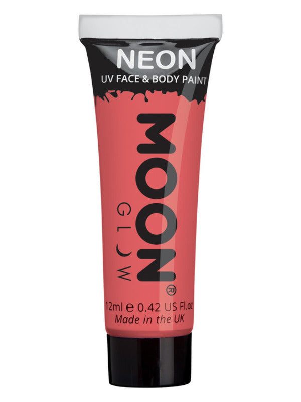 Moon Glow Pastel Neon UV Face Paint, Pastel Coral Dress Loud