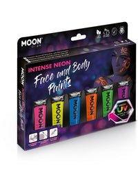 Moon Glow Intense Neon UV Face Paint, Assorted Dress Loud