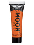 Moon Glow - Glow in the Drak Face Paint, Orange Dress Loud
