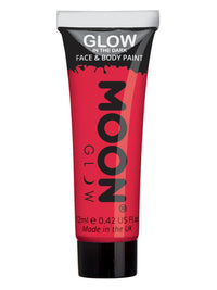 Moon Glow - Glow in the Dark Face Paint, Red Dress Loud